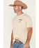 Image #3 - Kimes Ranch Men's Boot Barn Exclusive Logo Short Sleeve Graphic T-Shirt, Cream, hi-res
