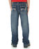Image #1 - Wrangler 20X Boys' No. 42 Vintage Bootcut Jeans, Blue, hi-res