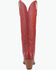 Image #5 - Dingo Women's High Cotton Tall Western Boots - Round Toe, Red, hi-res