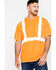 Image #1 - Hawx Men's Short Sleeve Reflective Work Tee - Big & Tall, Orange, hi-res