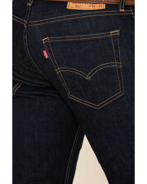 Levi's Men's 511 Dark Hollow Stretch Slim Fit Jeans , Indigo, hi-res