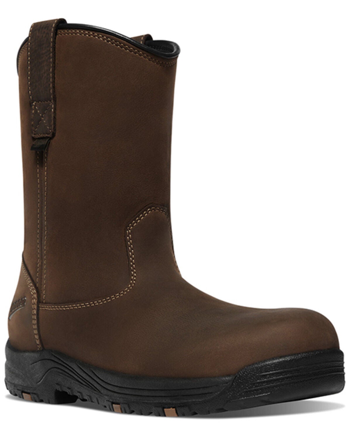 Danner Men's Caliper Wellington Waterproof Work Boots - Soft Toe, Brown, hi-res