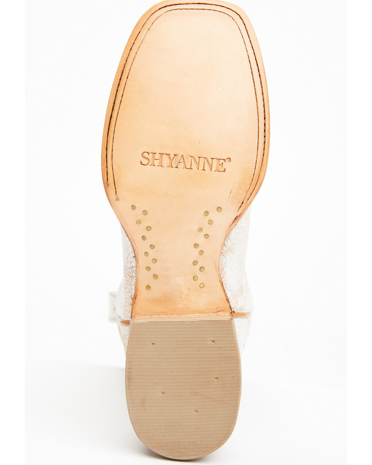 Image #7 - Shyanne Women's Sahara Western Boots - Broad Square Toe, Ivory, hi-res