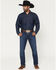 Image #1 - Wrangler Retro Men's 88MWZ Ozark Dark Wash Slim Straight Stretch Denim Jeans, Dark Wash, hi-res
