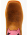 Image #6 - Shyanne Girls' Light-Up Western Boots - Round Toe, Pink, hi-res