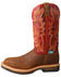 Twisted X Women's Lite Cowboy Waterproof Western Work Boots - Composite Toe, Red, hi-res