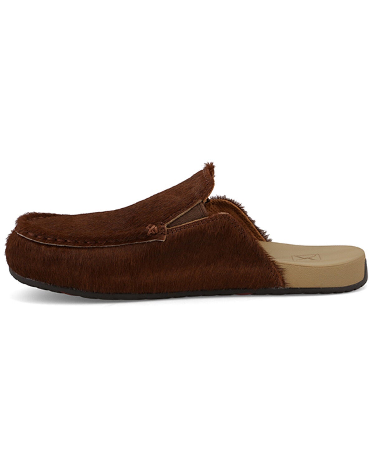 Image #3 - Twisted X Women's Cowhide Mules - Moc Toe, Dark Brown, hi-res
