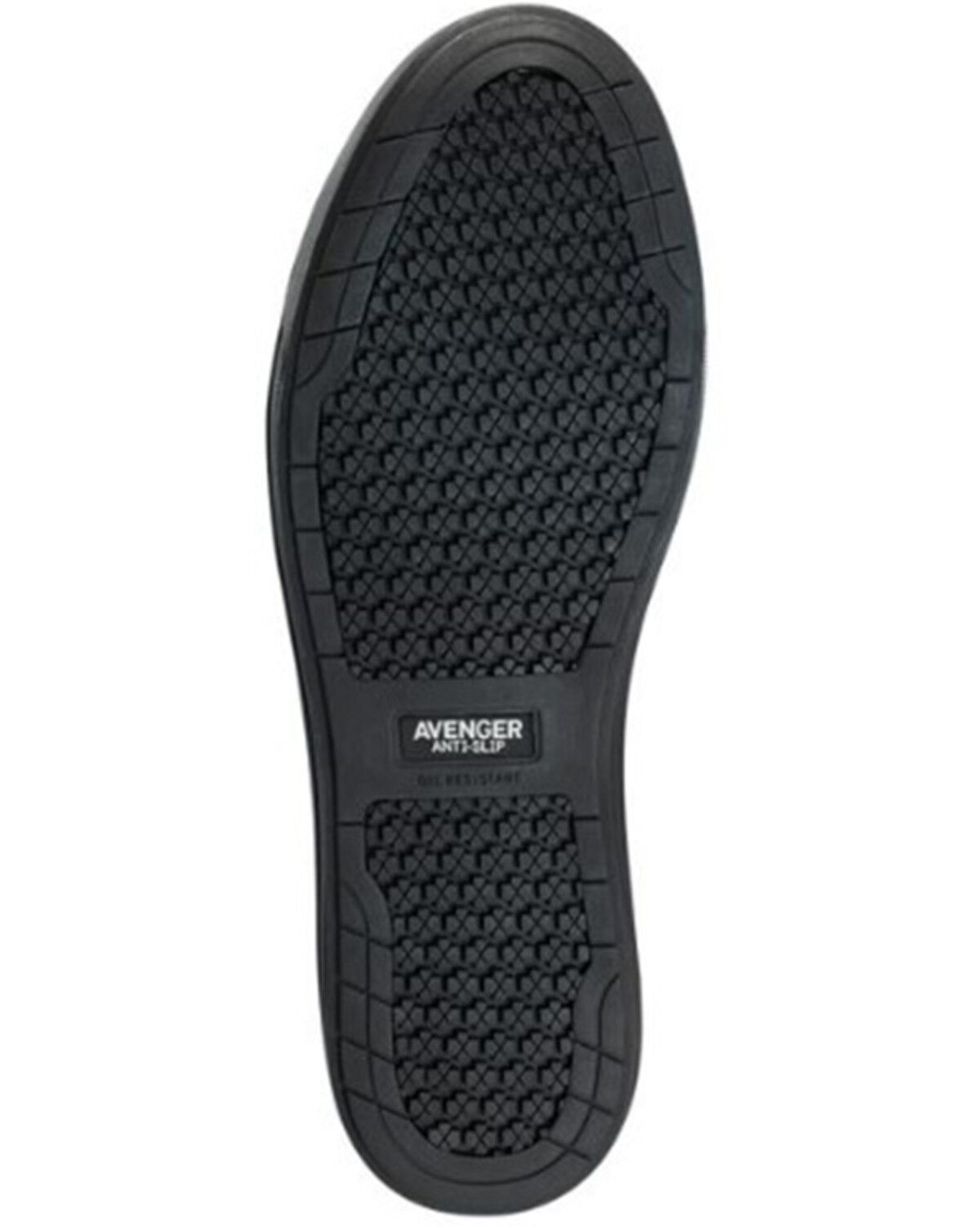 Image #2 - Avenger Men's Blade 8-Eye Lace-Up Work Boots - Composite Toe, Black, hi-res