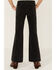 Image #4 - Rock & Roll Denim Girls' Cheetah Print Trouser Jeans, Black, hi-res