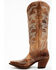 Image #3 - Shyanne Women's High Desert Western Boots - Snip Toe, Tan, hi-res