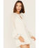 Image #1 - Shyanne Women's Eyelet Lace Long Sleeve Mini Dress, Ivory, hi-res