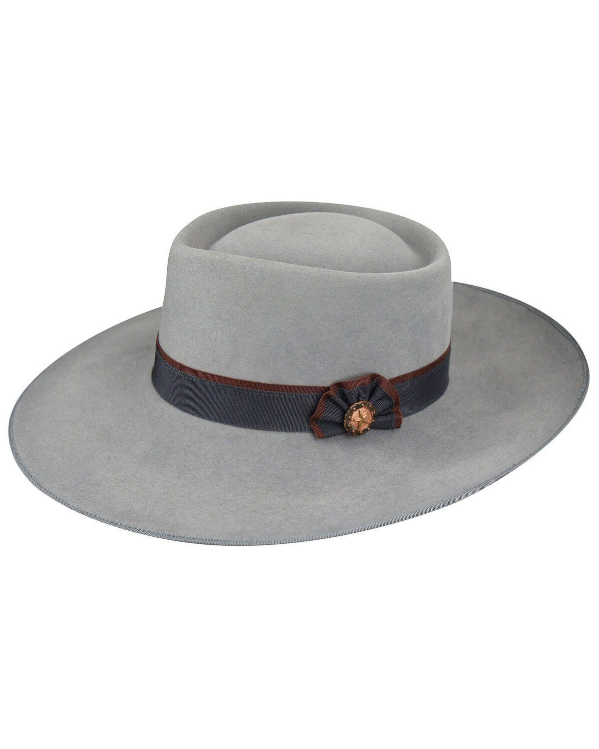 Image #1 - Bailey Women's Renegate Cowpuncher 4X Felt Western Fashion Hat, Grey, hi-res