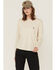 Image #1 - Carhartt Women's TENCEL&trade; Loose Fit Long Sleeve Pocket Shirt, Oatmeal, hi-res