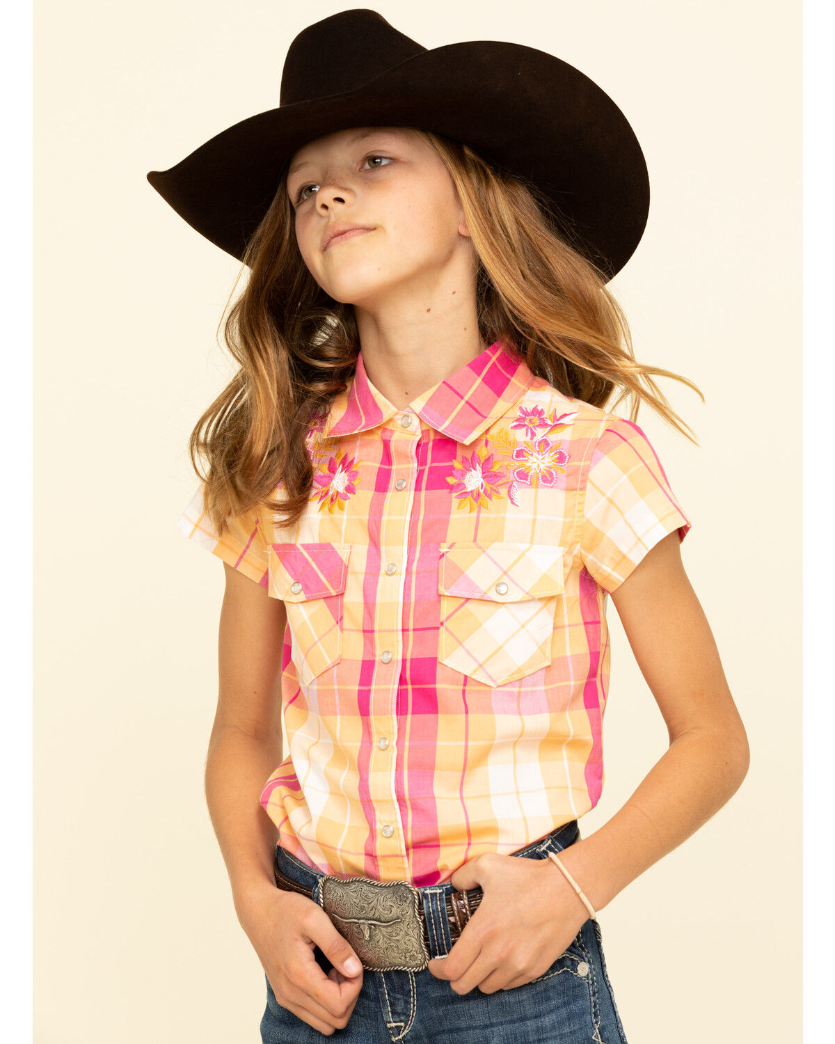 Cowgirl shirts for girls clearance