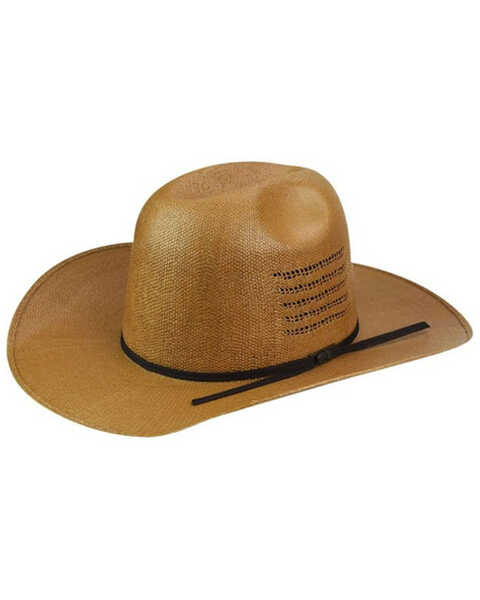 Bailey Deen Adobe Ribbon Straw Cowboy Hat, Beige/khaki, hi-res