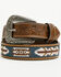 Image #1 - Cody James Boys' Zane Southwestern Embroidered Inlay Belt, Brown, hi-res