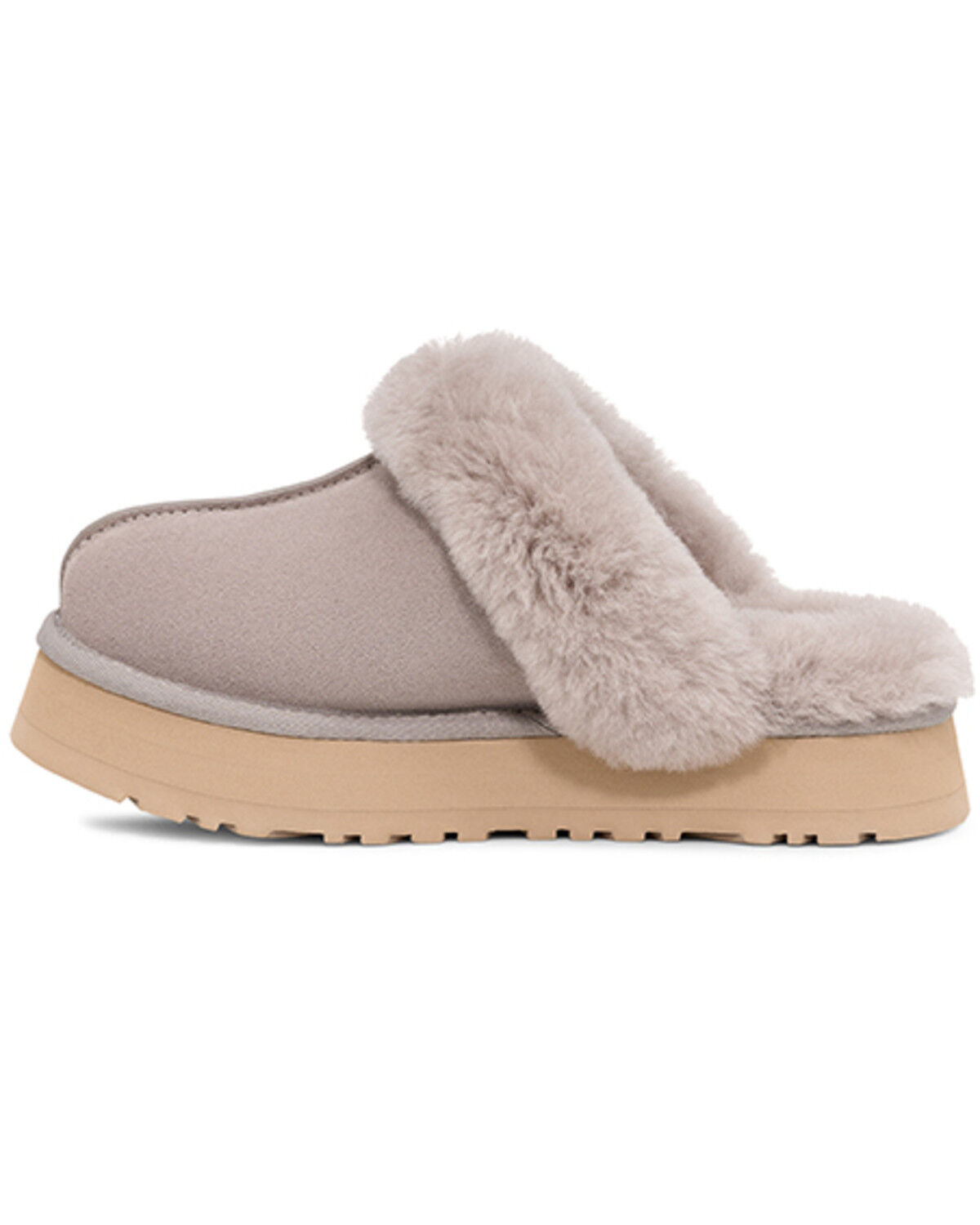 Image #3 - UGG Women's Disquette Slippers, Grey, hi-res