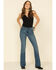 Image #1 - Lee Women's Kansas Fade Mid Rise Bootcut Jeans, Blue, hi-res