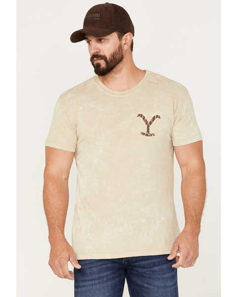 Changes Men's Yellowstone Ranch Hand Graphic T-Shirt, Cream, hi-res