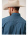 Image #3 - Amarillo Men's Diamond Fluer Foulard Geo Print Short Sleeve Western Shirt , Blue, hi-res