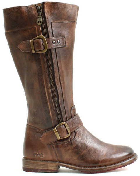 Image #2 - Bed Stu Women's Rustic Western Boots - Round Toe, Mahogany, hi-res