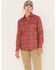 Image #1 - Ariat Women's Boot Barn Exclusive Fire Resistant Retro Boot Barn Exclusive Long Sleeve Button Down Work Shirt, Red, hi-res