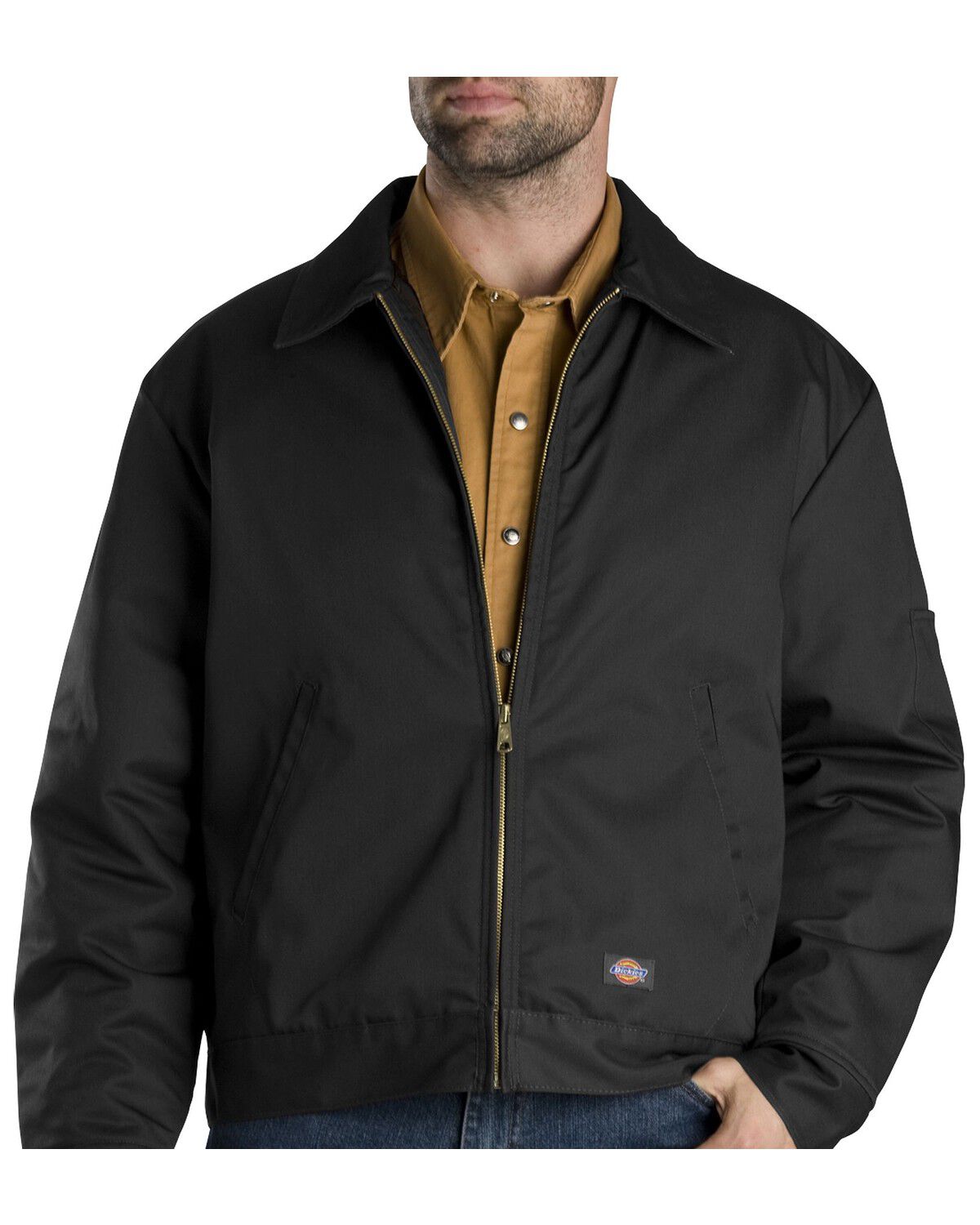 Dickies Men's Insulated Eisenhower Work Jacket, Black, hi-res