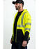 Ariat Men's FR Hi-Vis Full Zip Work Hoodie - Tall , Bright Yellow, hi-res