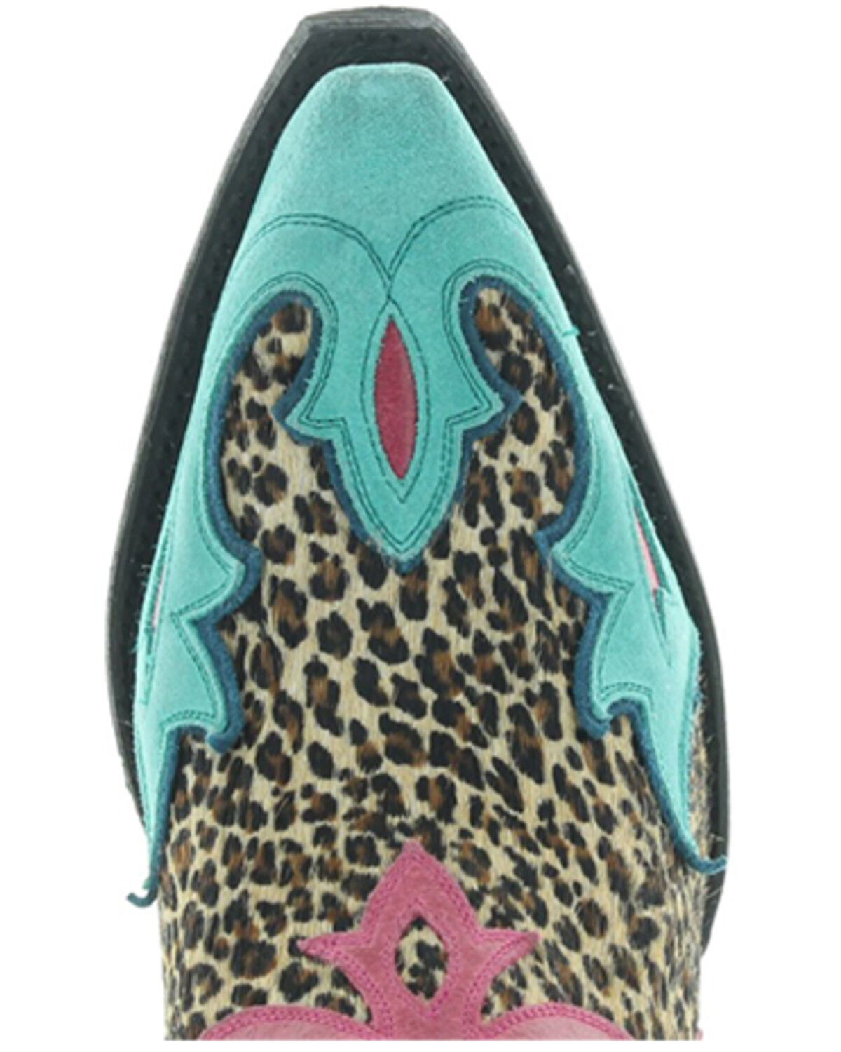 Image #4 - Double D Ranch Women's Desert Desperado Western Boots - Snip Toe, Green, hi-res