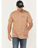 Image #2 - Brixton Men's Grade Logo Short Sleeve Graphic T-Shirt, Tan, hi-res