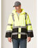 Image #1 - Utility Pro Men's HiVis Waterproof Rain Jacket, Yellow, hi-res