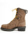 Image #3 - Hawx Men's 8" Logger Lace-Up Waterproof Work Boot - Steel Toe, Chocolate, hi-res