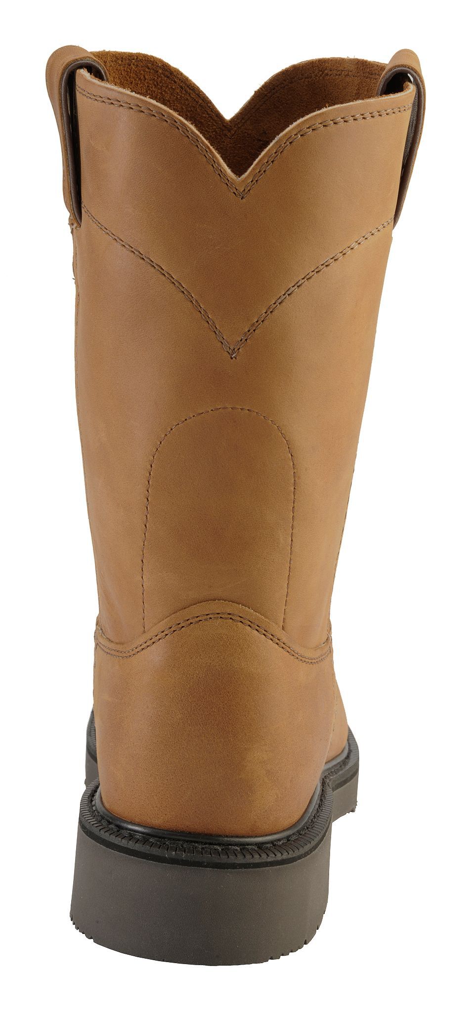 justin aged bark work boots