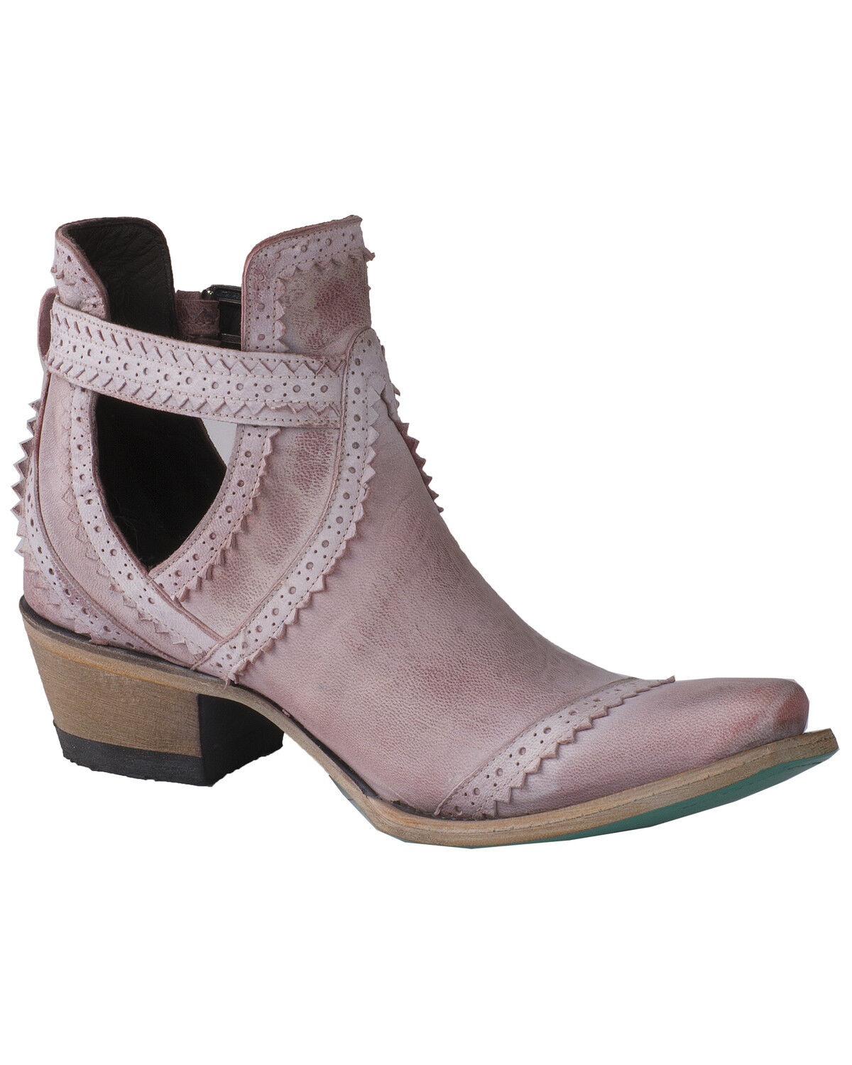 snip toe western booties