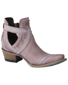 Lane Women's Blush Cahoots Western Booties - Snip Toe, Pink, hi-res