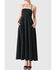 Image #1 - Flying Tomato Women's Pure Line Woven Midi Dress, Black, hi-res