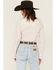 Image #5 - Cowboygirl by Jenna Paulette Women's Wallpaper Print Long Sleeve Pearl Snap Western Shirt, Lavender, hi-res