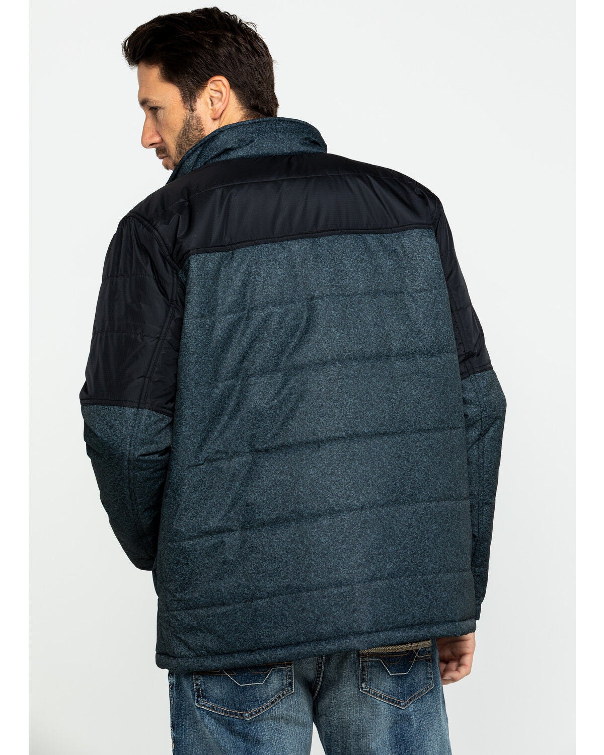 Image #2 - Cody James Men's Climber Lightweight Two-Tone Puffer Coat , , hi-res