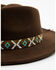 Nikki Beach Women's Big Sky Wool Felt Western Hat , Brown, hi-res