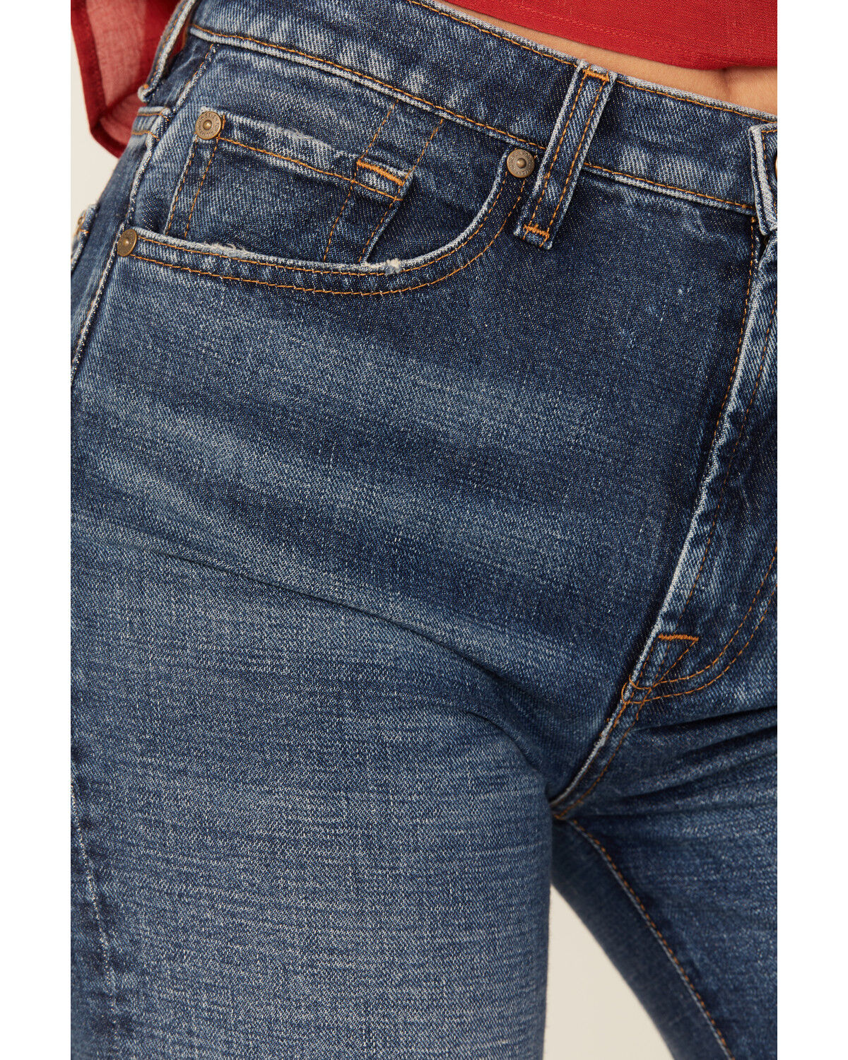 Image #4 - 7 For All Mankind Women's Medium Wash High Rise Modern Dojo Trouser Jeans, Medium Wash, hi-res