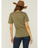 Image #3 - Ranch Dress'n Women's Cowgirl Graphic Tee, Olive, hi-res