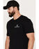 Image #2 - Smith & Wesson Men's Original Trademark Short Sleeve Graphic T-Shirt, Black, hi-res