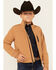 Image #1 - Cody James Boys' Coolville Softshell Bomber Jacket, Lt Brown, hi-res