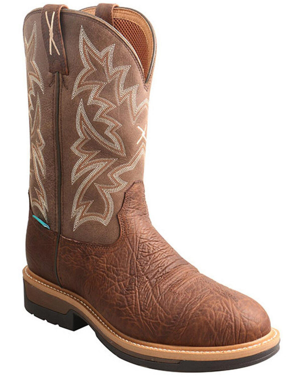 Image #1 - Twisted X Men's Lite Cowboy Western Work Boots - Composite Toe, , hi-res