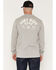Image #1 - Hawx Men's Standard Graphic Long Sleeve Work T-Shirt, Light Grey, hi-res