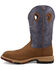 Image #3 - Twisted X Men's 12" Waterproof Western Work Boots - Alloy Toe, Grey, hi-res
