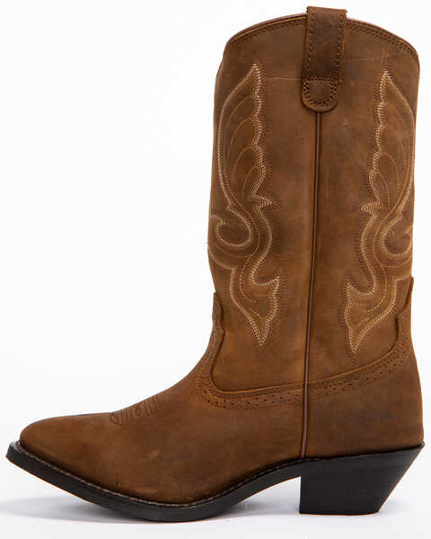 Image #2 - Shyanne Women's Donna Embroidered Leather Western Boots - Medium Toe, Brown, hi-res