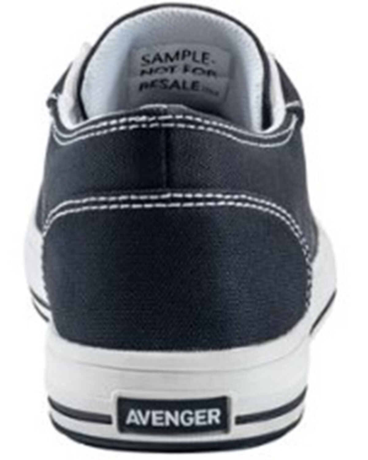 Image #5 - Avenger Men's Blade 6-Eye Lace-Up Athletic Work Shoes - Alloy Toe, Black, hi-res
