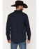 Image #4 - Moonshine Spirit&reg; Men's Wrangler Micro Floral Long Sleeve Snap Western Shirt, Navy, hi-res