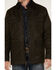 Image #3 - Cody James Men's Road Dust Washed Oil Skin Long Jacket - Big, Brown, hi-res